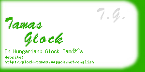 tamas glock business card